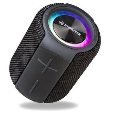 Imagem de Caixa Caixinha de Som Portátil Bluetooth 5.0 Potente Led 10W - Kimaste