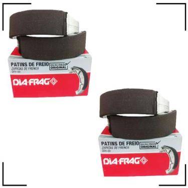 Imagem de Kit Lona Freio Sundown Hunter 125 2003 2004 2005 2006 2007 - DIAFRAG