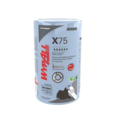 Imagem de Pano Wiper Wypall X75 Plus Rolo Kimberly Clark Com 60 Folhas
