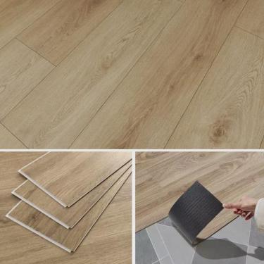 Imagem de Piso Vinílico Autocolante Placa Adesiva Régua Madeira Cx 5m² - Revomax