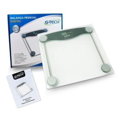 Imagem de Balança Digital Para Banheiro G-tech Glass 10 Envio Rápido