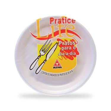 Imagem de Prato de Isopor 23 Cm 25 Unidades Meiwa