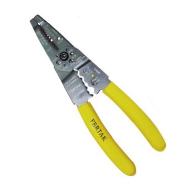 Imagem de Alicate Multifunção Desencapar e Cortar - Fertak Tools