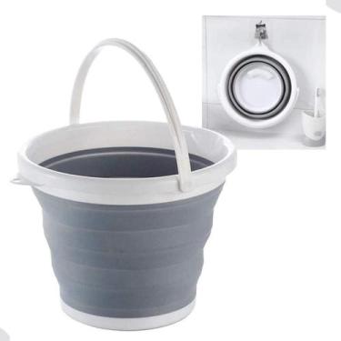 Imagem de Balde Retratil Dobravel Silicone Portatil 10 Litros - Teruma