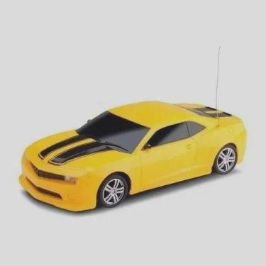 Imagem de Brinquedo Infantil Carrinho Controle Remoto Total Camaro Amarelo. - to