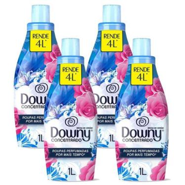Imagem de Kit 4 Amaciante Concentrado Downy Brisa de Verão 1L cada