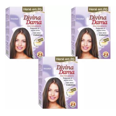 Imagem de HENE EM PO DIVINA DAMA JABORANDI 08x50GR INCOLOR, 03-150GR