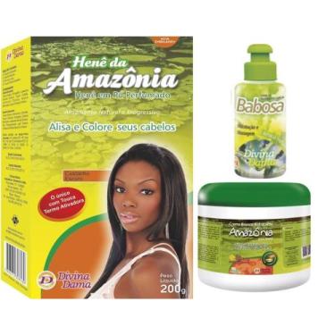 Imagem de Hene Po Divina Dama Incolor Amazonia 01x200gr+Creme Branco incolor 500