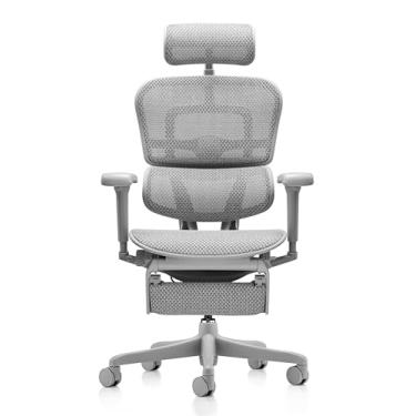 Imagem de Ergohuman Ultra Cadeira De Escritório Ergonômica com apoio de pés (CINZA)