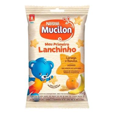 Imagem de Snack Mucilon Meu Primeiro Lanchinho Sabor Laranja e Banana 35g