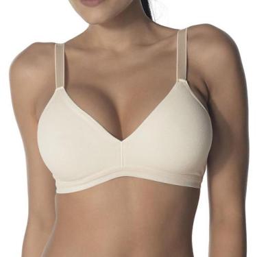 Imagem de Sutiã DeMillus 61052 Cotton, 50, Pérola