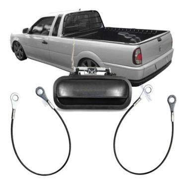 Imagem de Maçaneta Tampa Traseira Caçamba Saveiro 1998 a 2008 G2 G3 G4 - SHALOMC