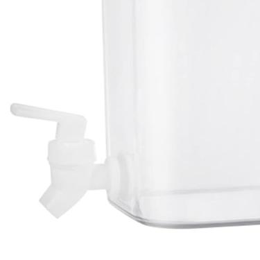 Imagem de Jarro de Fermentação Fria, Refrigerador Dispensador de água Com Design de Torneira de Imprensa Chaleira de água Fria de Grande Capacidade, Pote de Armazenamento de Bebidas