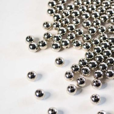 Imagem de Pérola Prata8mmAprox. 420 peças 100g - La Mode Arte e Criação