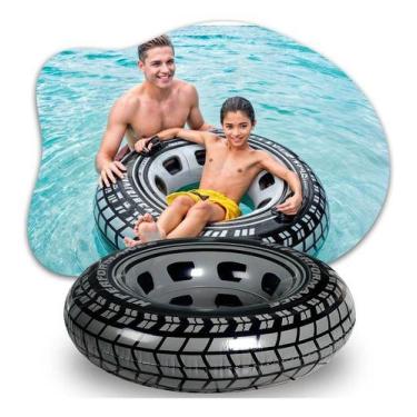 Imagem de Boia Pneu Inflável Grande Piscina Salva Vidas Verão  - Duarte Shop, Pr