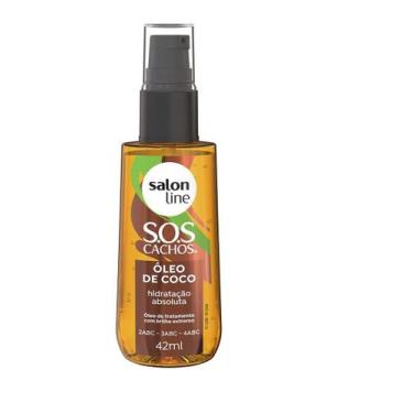 Imagem de Oleo cap salon line 42ml sos cachos oleo de coco