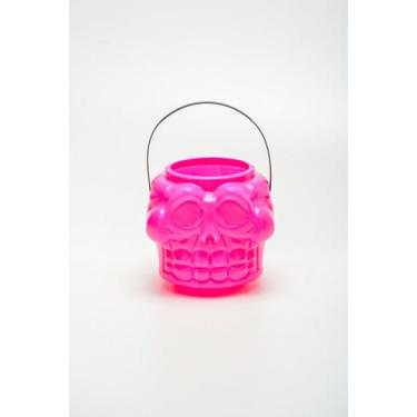 Imagem de Baldinho Crânio - Alfa Neon - Festas e Fantasias, Pink