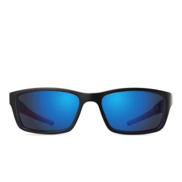 Imagem de Enchroma Óculos para daltonismo – Eton – Óculos de correção e aprimoramento de cores para uso externo para daltonismo Deutan e Protan, Preto fosco/vermelho, Medium