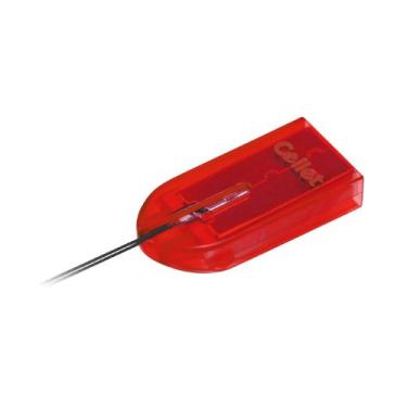 Imagem de Cellet Leitor microSD USB vermelho super pequeno – apenas para cartão microSD/microSDHC