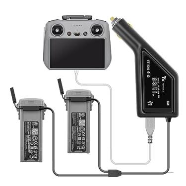 Imagem de Hanatora Carregador de bateria 3 em 1 para DJI Air 3S, drone Air 3, acessórios de hub de carregamento rápido de 12 V