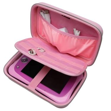 Imagem de XANAD Capa rígida para tablet Leapfrog Epic Academy Edition/Leapfrog LeapPad Ultimate Kids'Learning - Viagem - Bolsa protetora para transporte (rosa)