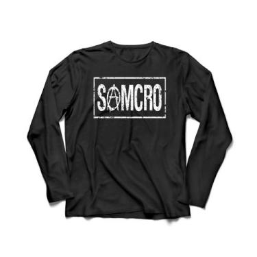 Imagem de Camiseta Manga Longa Masculina Sons Of Anarchy 1 SOA - Ultrav Store, P