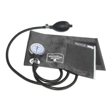 Imagem de Aparelho De Pressão Manual Esfigmomanômetro Premium - Cor Cinza