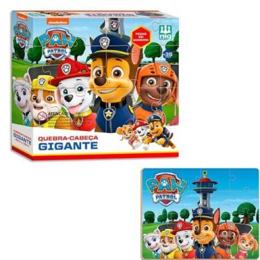 Imagem de Quebra Cabeça Gigante Patrulha Canina - Ref 0687 Nig Brinquedos - Nig 