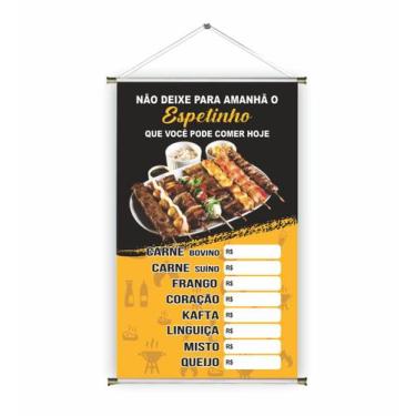Imagem de Banner pronto Assado REF 017  medida 45x70 cm (arte Pronta)