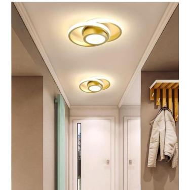 Imagem de Luminária De Teto Plafon de Sobrepor Led Moderna  para Corredor Sala Q