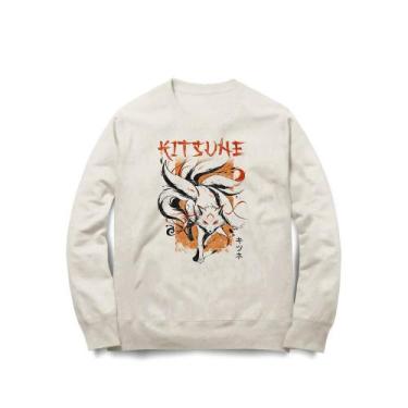 Imagem de Moletom Kitsune Studio Geek Casual, P, Off white