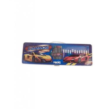 Imagem de Maleta de pintura 92 peças carros - Magic Kids