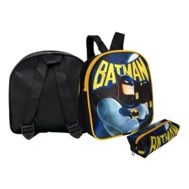 Imagem de Kit Estojo E Lancheira 2 Peças Escolar Infantil Menino Herói - sem mar