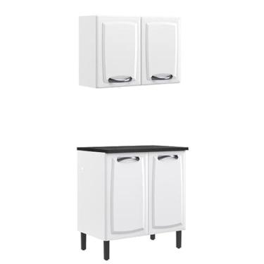 Imagem de Paneleiro Itatiaia em Aço Branco 4 Portas New Premium