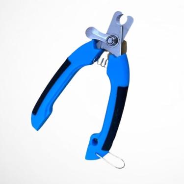 Imagem de Alicate Cortador de Unha Pet com Trava de Segurança para Cachorro e Gato (AZUL)