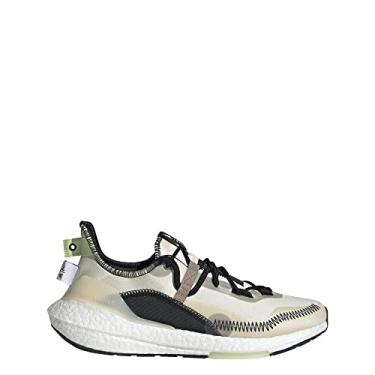 Imagem de adidas Tênis de corrida masculino Ultraboost 21, Orbit cinza/marrom gizado/quase limão, 8