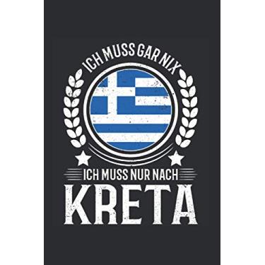 Imagem de Kreta Reise Notizbuch: Griechenland Urlaub Reise Geschenk / 6x9 Zoll / 120 gepunktete Seiten
