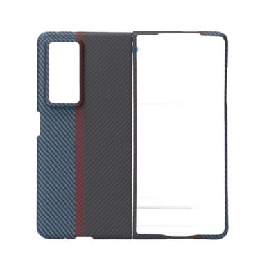 Imagem de waillynice Capa de fibra de carbono real para Honor Magic V2, capa ultrafina de fibra de aramida anti-queda para Honor Magic V2 RSR Capa Magic Vs2 (600Dcolor(Big) 1, Magic Vs2)