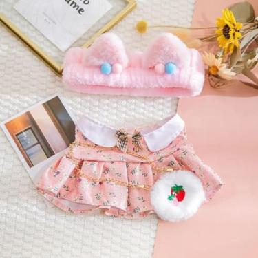 Imagem de Roupa para Paper Duck Lalafanfan | Kit Roupa e Acessório Lalafanfan Pato de Pelúcia Amarelo | Roupa Pato de Pelúcia (Conjunto 15)