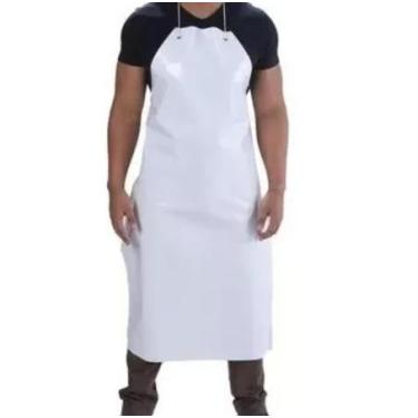 Imagem de Avental Pvc Forrado Branco 120 x 70 CA 33301 ECOPOLI