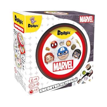 Imagem de Galápagos, Dobble: Marvel Emoji, Jogo de Cartas para Família, 2 a 8 jogadores, 15minutos por partida