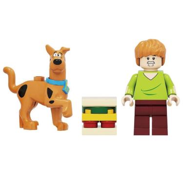 Imagem de Kit 2 Bonecos Scooby Doo E Salsicha Blocos De Montar