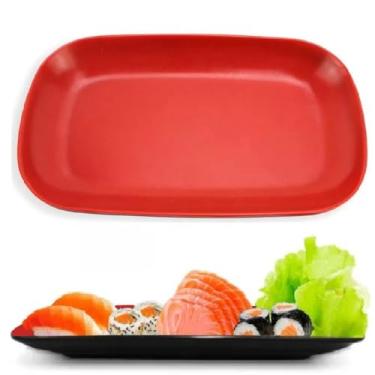 Imagem de Prato Oriental Travessa Melamina Restaurante Japones 20cm