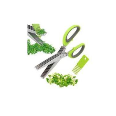 Imagem de Tesoura 5 Laminas Multiuso Plastico e Metal 19 cm - Facilite