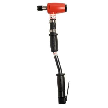 Imagem de CS Unitec | Martelo de escamação de cinzel de ar de cabeça de carboneto de cabo longo | Conjunto de ferramentas de martelo pneumático espesso e demolição de corrosão