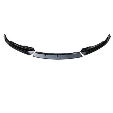 Imagem de Compatível com o modelo Y Car Frente Traseira Pára-choques Lip Queixo Difusor Body Kit Spoiler Defletor Compatível com Tesla Model 3 2017-2023 Acessórios Exteriores(3 glossy black)