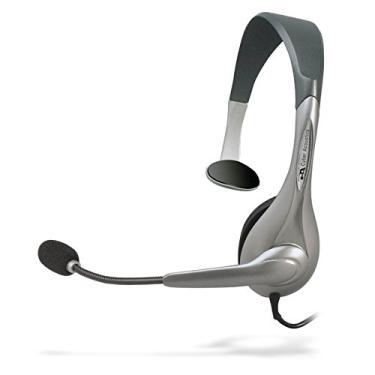 Imagem de Fone de ouvido Cyber Acoustics Mono USB, fone de ouvido com microfone, ótimo para sala de aula e educação da K12School (AC-840)