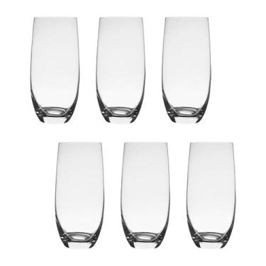 Imagem de Copo de Cristal Bohemia Para Água e Suco 350 ml Club 6 Peças - Bohemia