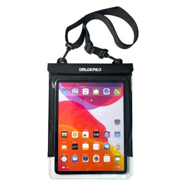 Imagem de DRLOKPAK Floating Waterproof Tablet case for Ipad pro12.9 inch Galaxy Tab S8+/S9+ 12.4" Surface Pro X/9/8/7/6 Tablet Dry Bag Pouch for Tablet and eReader up to 13"(Black)