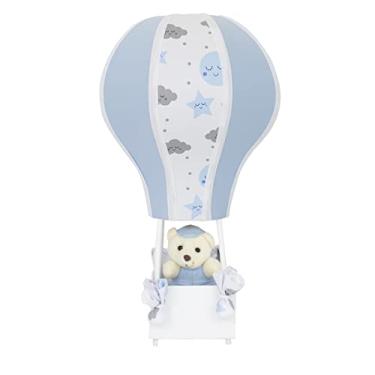 Imagem de Abajur Balãozinho Cintura Urso Chuva de Amor Azul